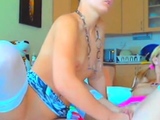 Colorful Lesbians on Cam